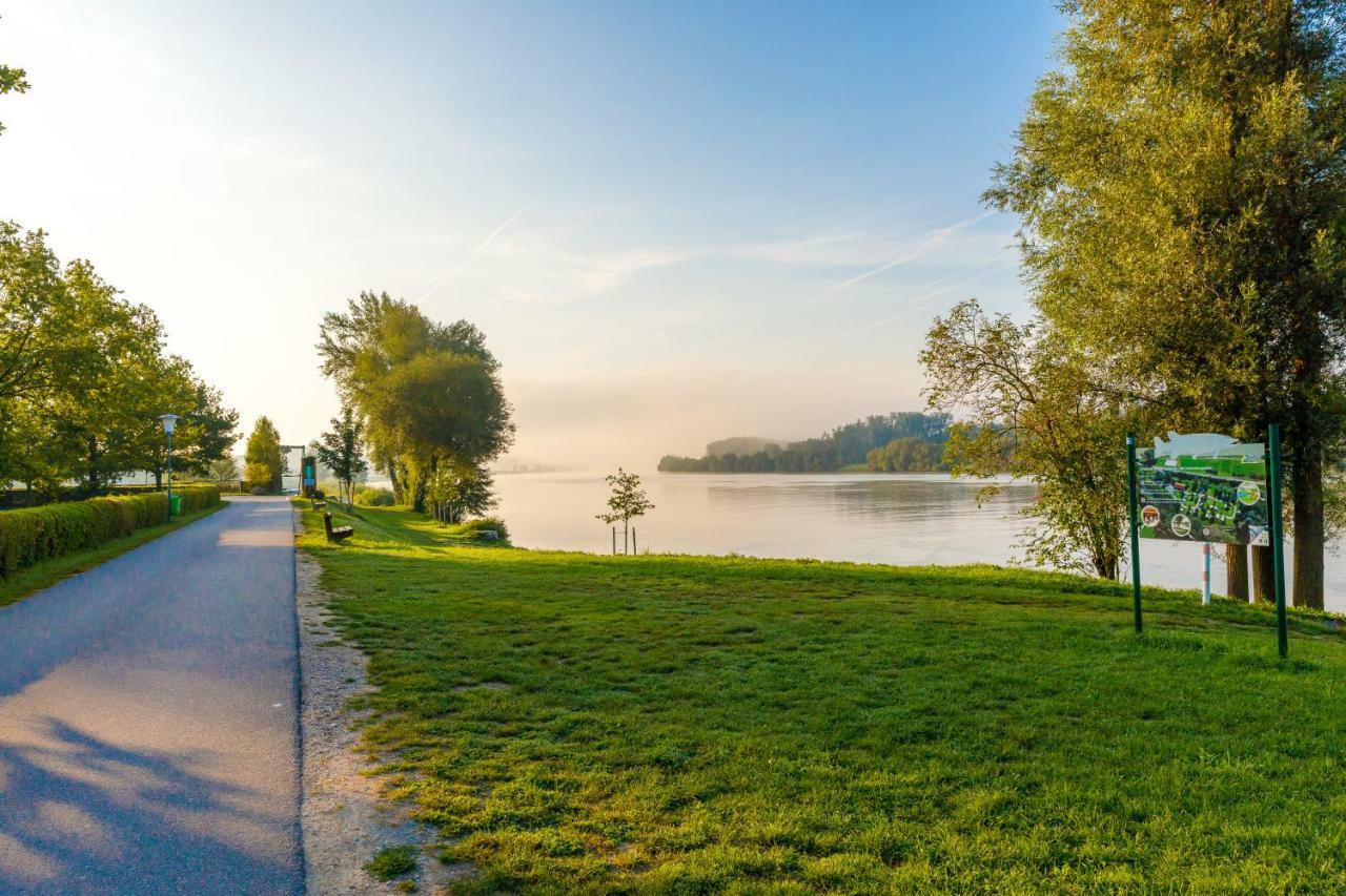 Camping & Pension Au An Der Donau Luaran gambar
